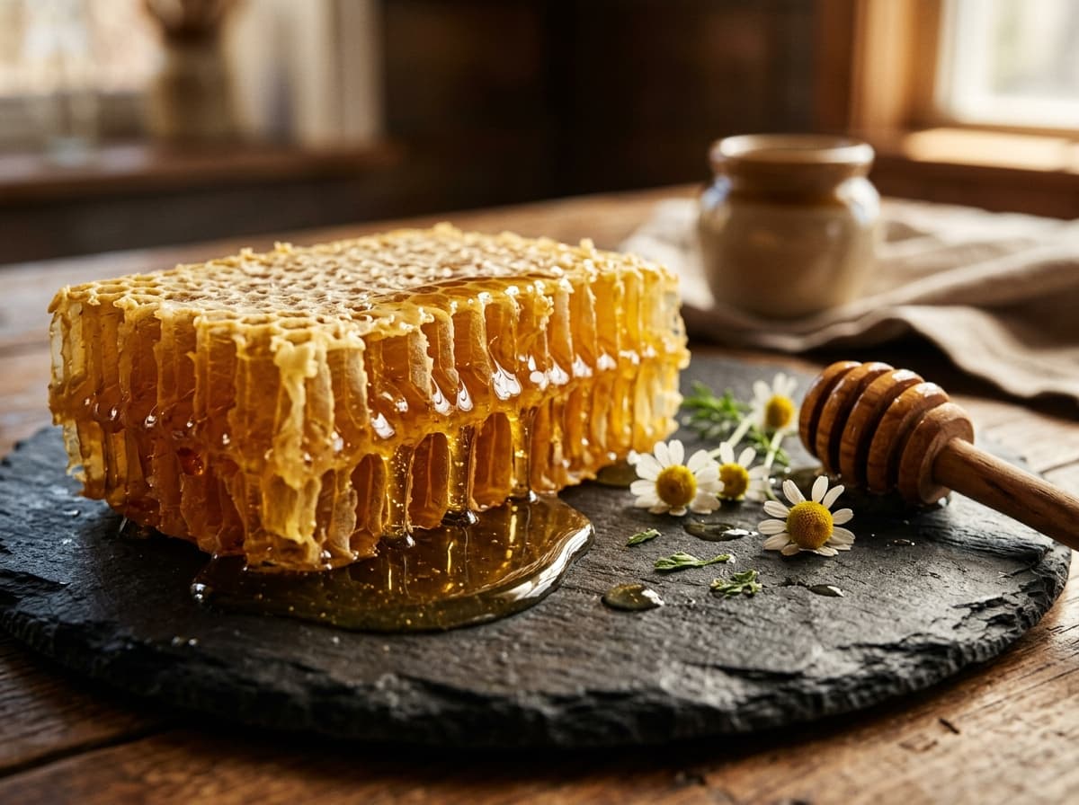 Raw Honeycomb Fresh From Hive - Sodagar Farms